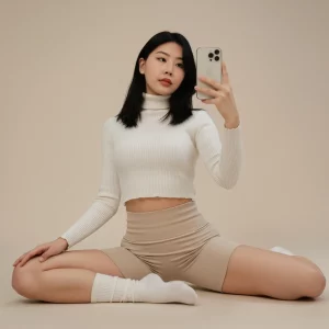 Visualprompt.org beige short leggings 27816d6772