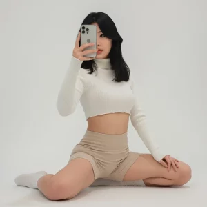 Visualprompt.org beige short leggings 57b1b6c07d
