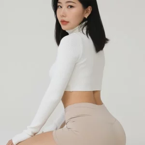 Visualprompt.org beige short leggings 5a066e3294