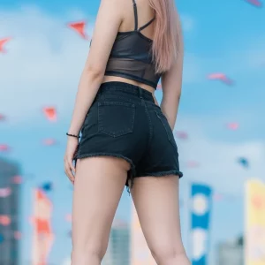 Visualprompt.org black denim shorts 6bcb061c7d