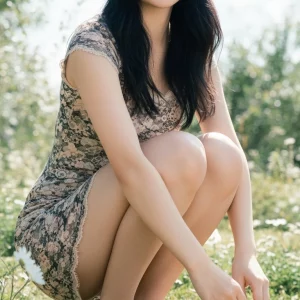Visualprompt.org korean woman floral mini dress fantasy 8094851d38