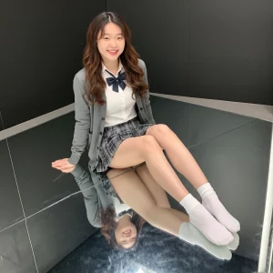 Visualprompt.org school uniform reflected in the mirror 5a3e417515