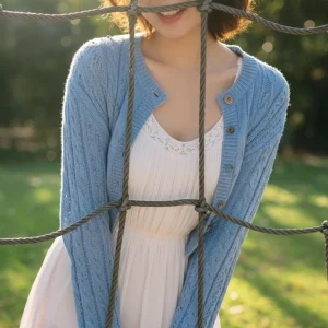 Visualprompt.org snapshot of a model in a chiffon one piece dress at a park a28e9acee2